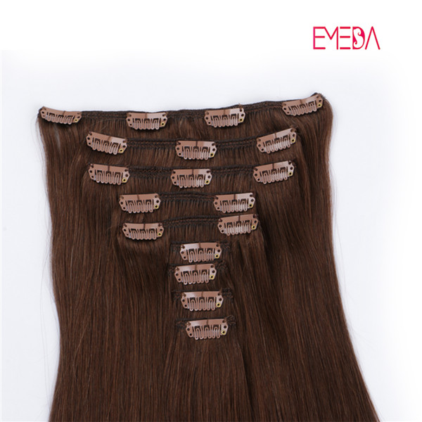 Best human hair clip in extensions XS037